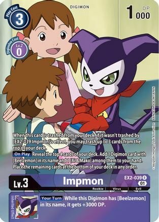 Impmon Card Front