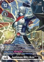 Justimon Blitz Arm · Alternate Art EX2-038P1