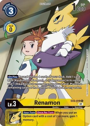 Renamon Card Front