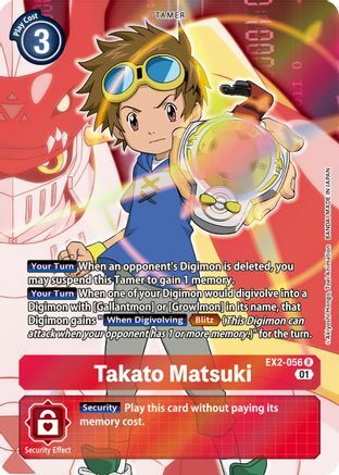 Takato Matsuki Card Front