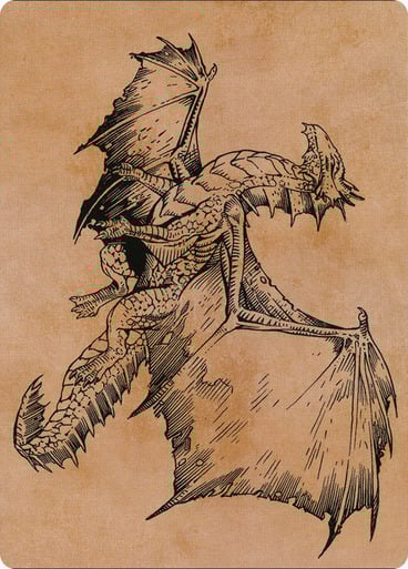 Art Series: Ancient Bronze Dragon Card Front