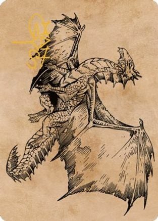 Art Series: Ancient Bronze Dragon Card Front