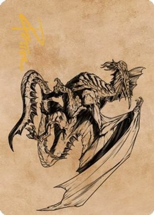 Art Series: Ancient Silver Dragon Card Front