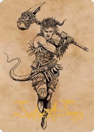 Art Series: Karlach, Fury of Avernus Card Front