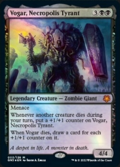 Vogar, Necropolis Tyrant Card Front