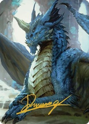 Art Series: Young Blue Dragon Frente