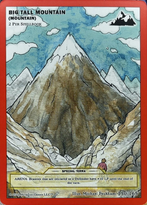 Big Tall Mountain (Mountain) Card Front