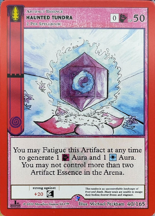 Haunted Tundra Card Front
