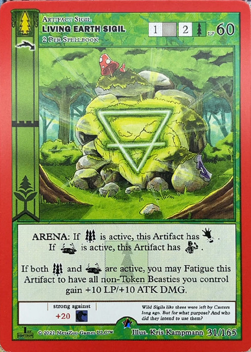 Living Earth Sigil Card Front