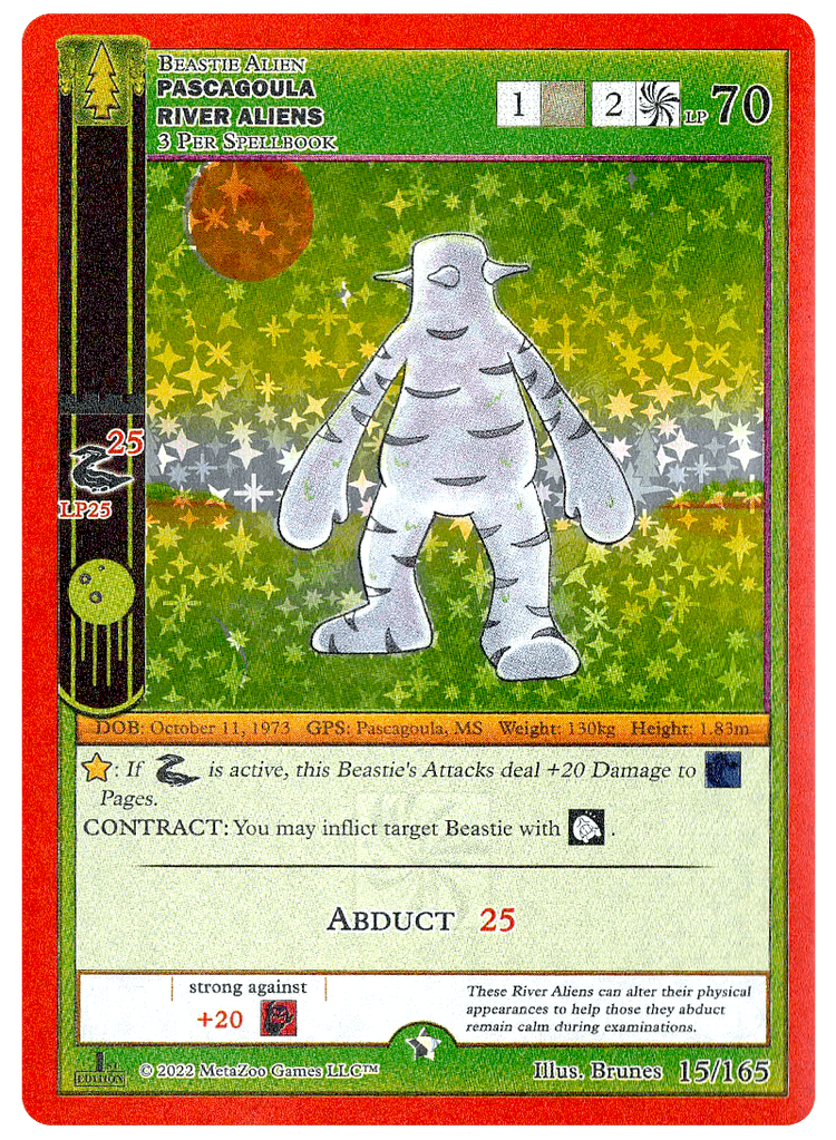 Pascagoula River Aliens Wilderness First Edition MetaZoo CardTrader