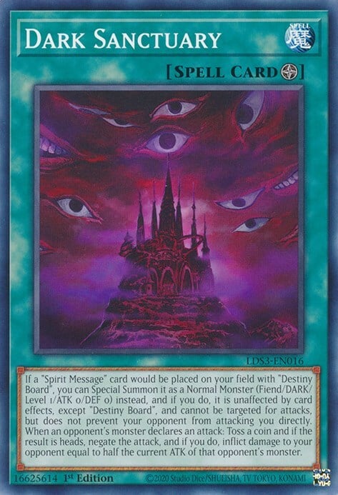 Dark Sanctuary Card Front