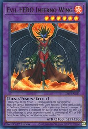Evil HERO Inferno Wing · Ultra Rare 027