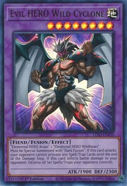 Evil HERO Wild Cyclone · Ultra Rare 030