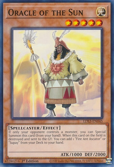 Oracolo del Sole Card Front