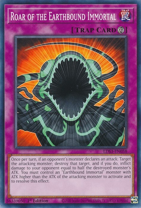 Roar of the Earthbound Immortal Card Front