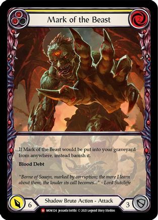 Mark of the Beast Card Front
