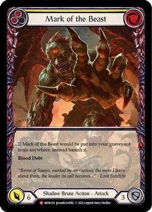 Mark of the Beast Card Front