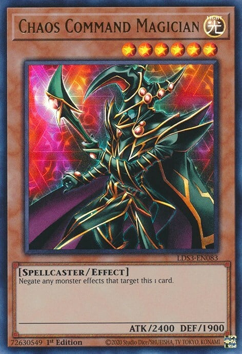 Chaos Command Magician Card Front