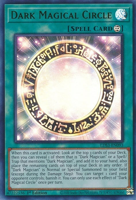 Dark Magical Circle Card Front