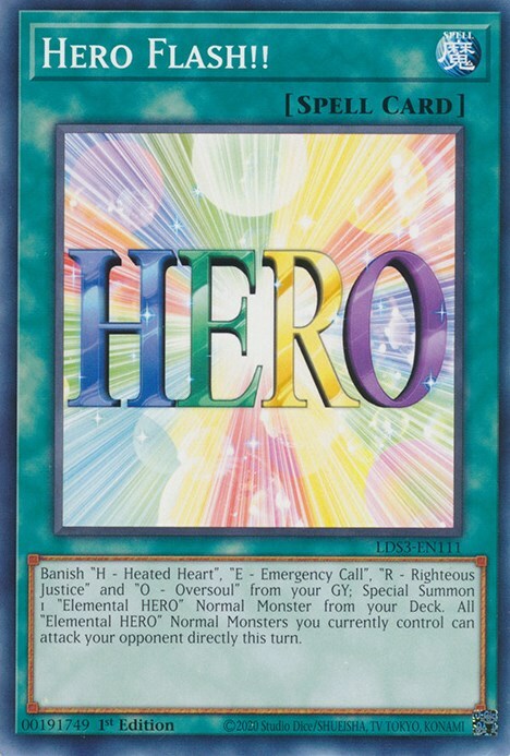 Hero Flash!! Card Front
