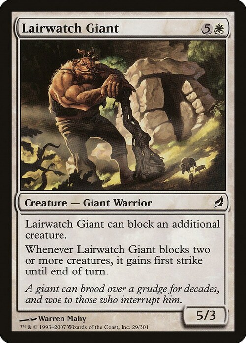 Lairwatch Giant Card Front
