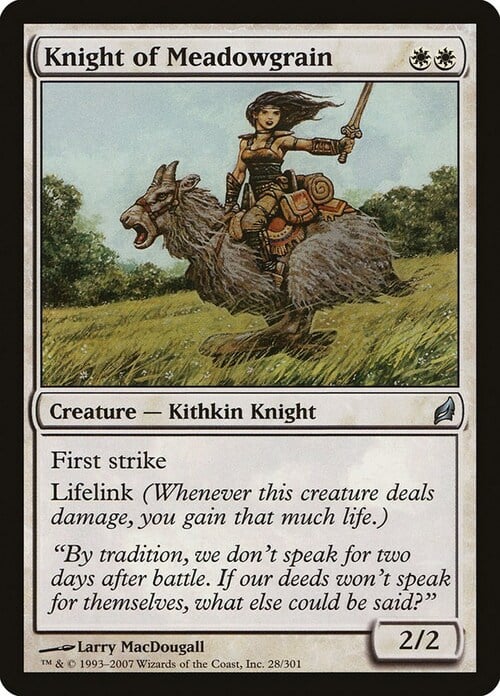 Knight of Meadowgrain Card Front
