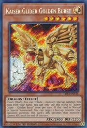 Kaiser Glider Golden Burst · Secret Rare 136sec