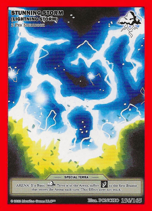 Stunning Storm (Lightning Storm) Card Front