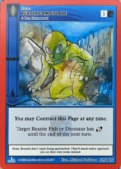Sudden Camouflage Card Front