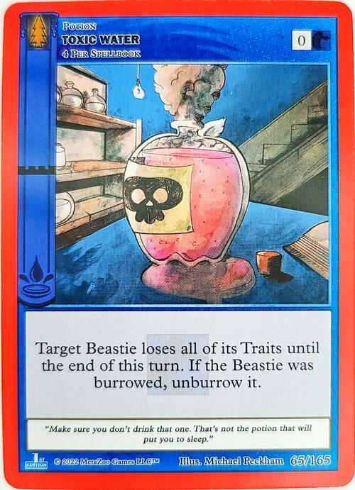 Toxic Water Card Front