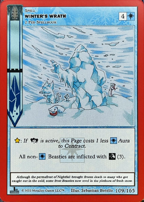 Winter's Wrath Card Front