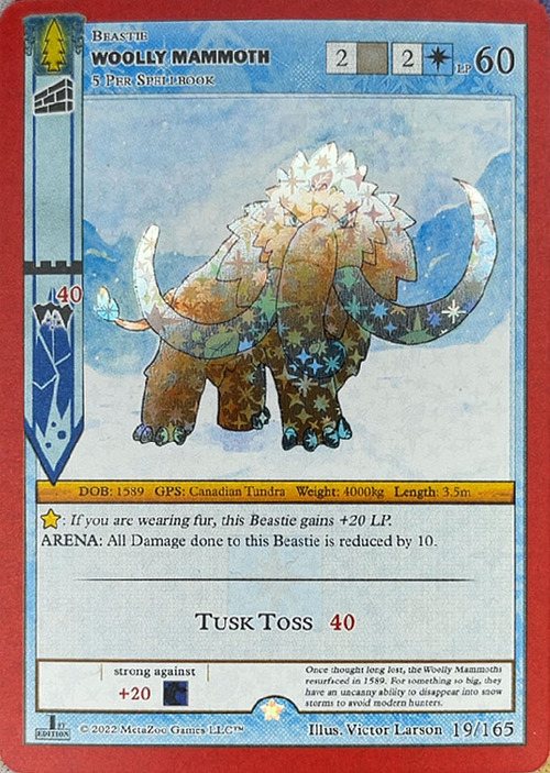 Woolly Mammoth Card Front