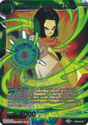 Android 17, Impending Crisis Card Front