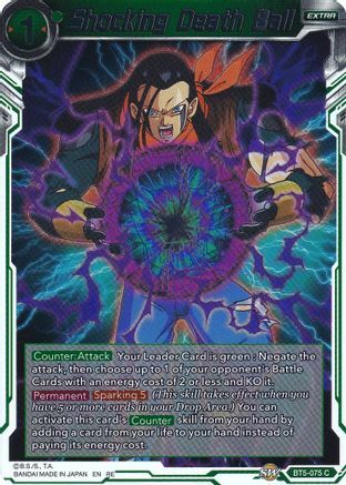 Shocking Death Ball Card Front