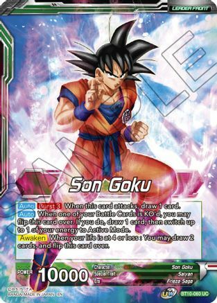 Son Goku // Ferocious Strike SS Son Goku Frente