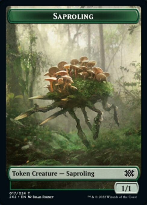 Monk // Saproling Card Front