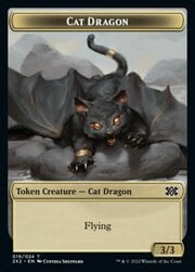 Cat Dragon // Phyrexian Golem