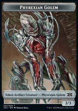 Phyrexian Golem // Cat Dragon Frente