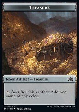 Treasure // Saproling Frente