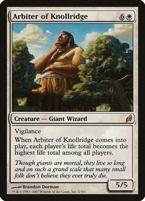 Arbiter of Knollridge Card Front