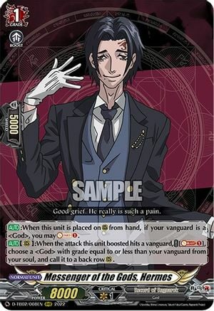 Messenger of the Gods, Hermes [D Format] Card Front