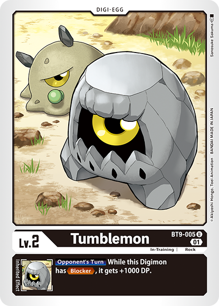 Tumblemon Card Front