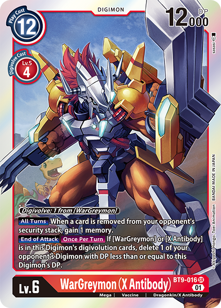 WarGreymon (X Antibody) Card Front