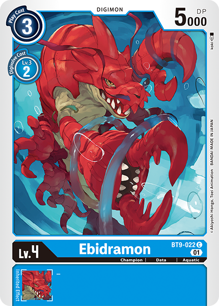 Ebidramon Card Front