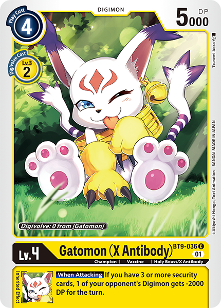 Gatomon (X Antibody) Card Front