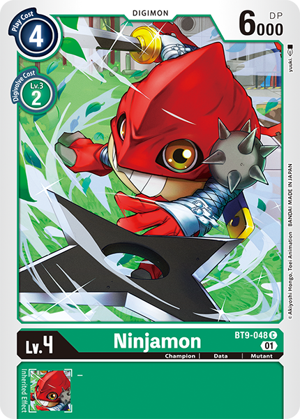 Ninjamon Card Front