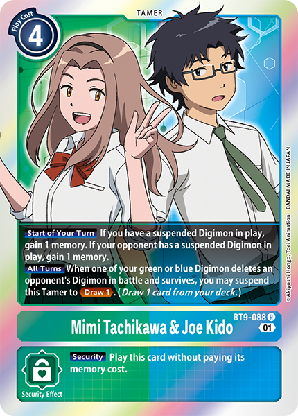 Mimi Tachikawa & Joe Kido Card Front
