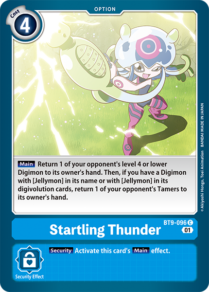 Startling Thunder Card Front