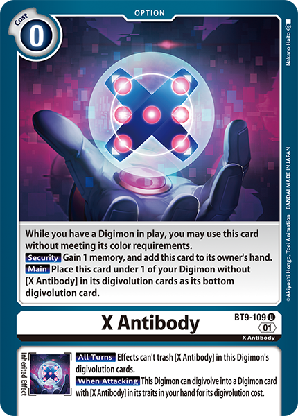 X Antibody Card Front