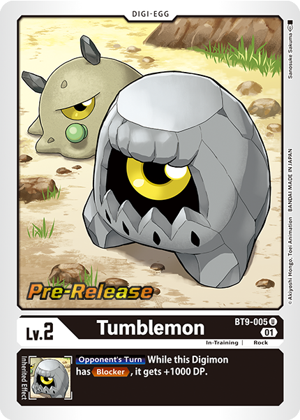 Tumblemon Card Front